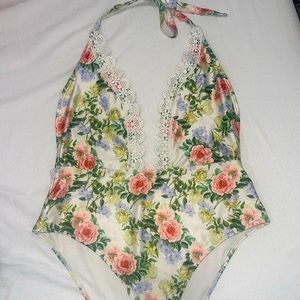 ASOS Peek & Beau Floral One Piece Swimsuit